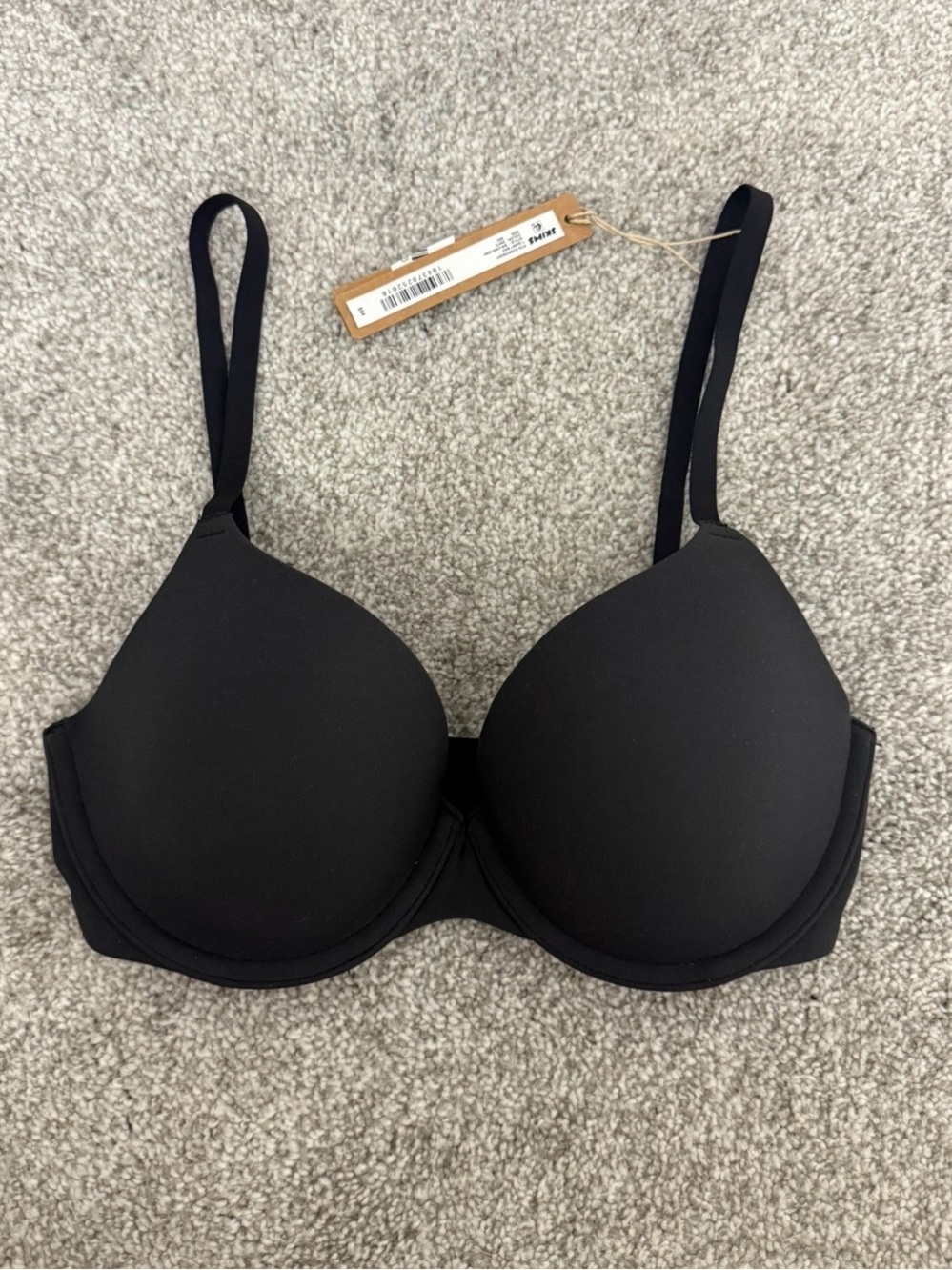 SKIMS Black Fits Everybody T-Shirt Bra Size 30D